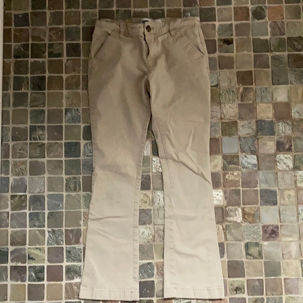 Girls Khaki Pants 12